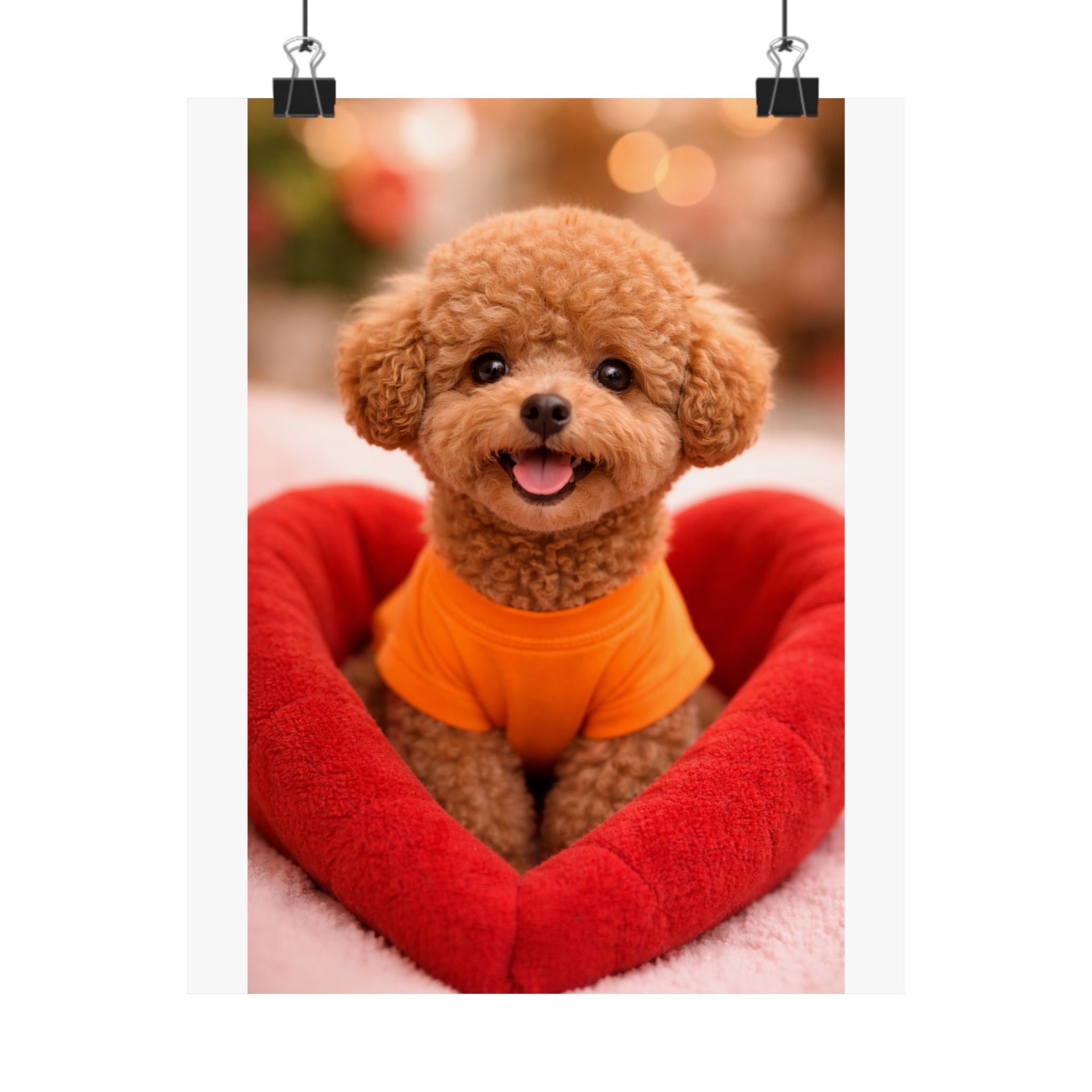 Love Puppy Crewneck Poster — Cute Dog Photo